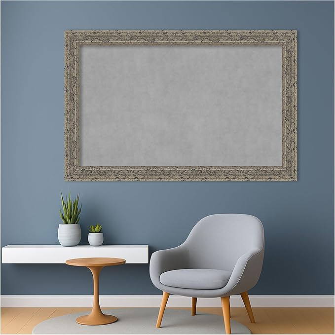 Amanti Art Silver Framed Magnetic Board 29x45 Large Vision Board - Image 5