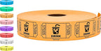 Tacticai 1000 Raffle Tickets, Single Roll by Tacticai