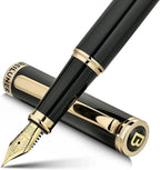 BEILUNER Black Fountain Pen, Stunning Luxury Pens by BEILUNER
