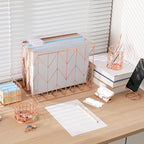 Fei Bi Hanging Rose Gold File Organizer, equipped - Image 7