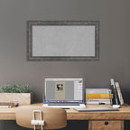 Amanti Art Grey Framed Magnetic Board 15x27 Small Vision Board - Image 6