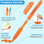 Highlighters Bulk, Chisel Tip Dry-Quickly Highlighter Markers, Teachers Supplies - Image 3