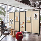 Strongbird Room Partition, Folding Privacy Divider, Office Partition Dividers - Image 2