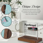 Physiotherapist Appreciation Gift Desk Sign, Funny Physical Therapy Office Decor - Image 3