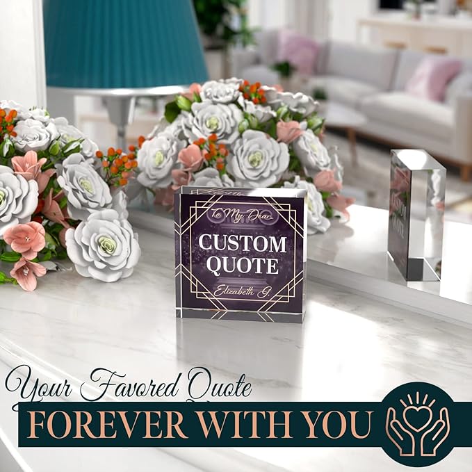 Custom Acrylic Sign Personalized, Custom Desk Name Plate, 18 Styles, - Image 5