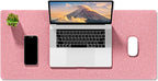 Auhoahsil Felt Desk Mat, Minimalist Large Mouse Pad XL 31.5 x 11.8 in, Desk Matt by Auhoahsil