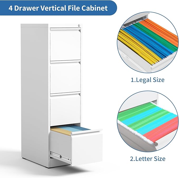 FLIXELIO 4 Drawer File Cabinet - Image 6