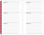 AT-A-GLANCE 2027 Desk Calendar Refill, Daily Desk Pad Refill, 3.5" x 6", Standard, Loose-Leaf (E717T5027)