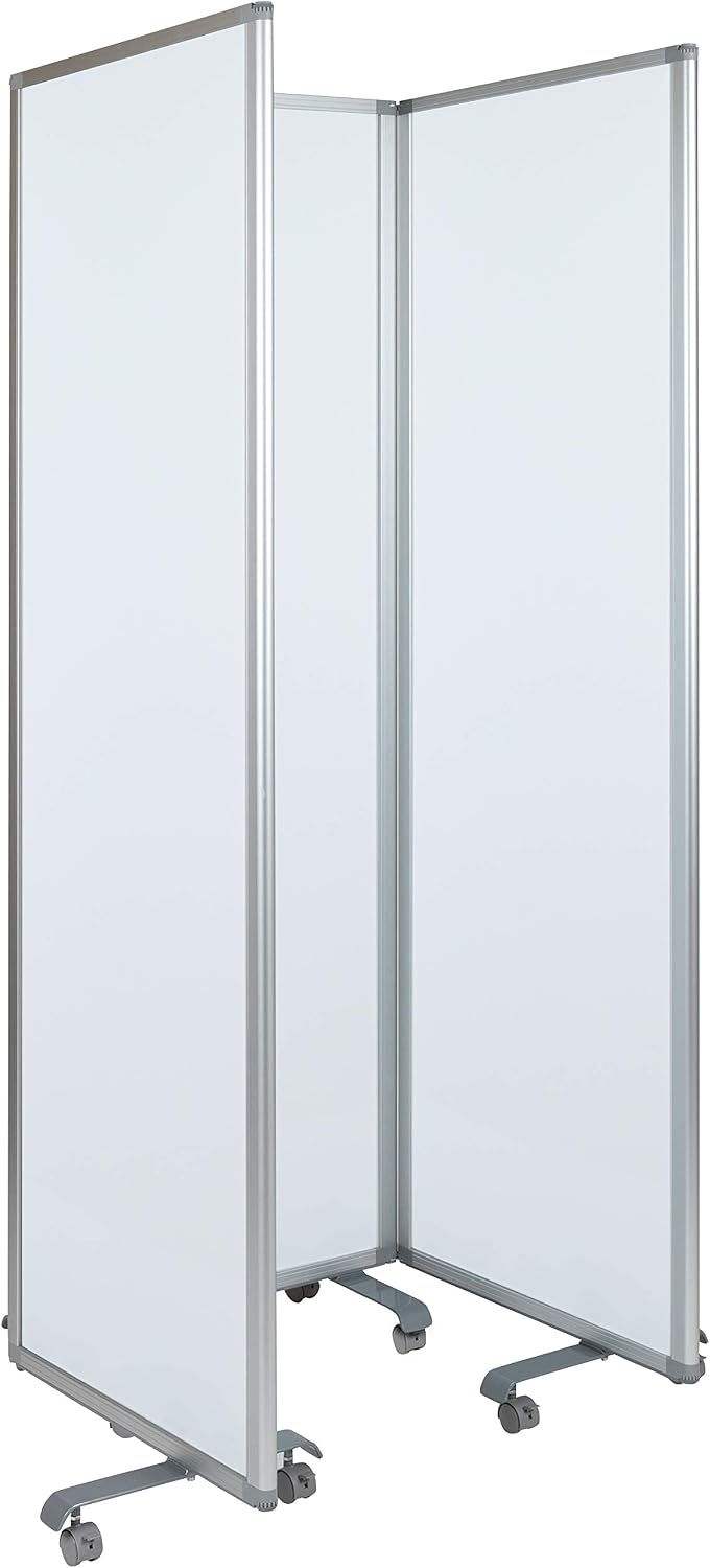 Flash Furniture 24 Inch Wide Acrylic Mobile Partition