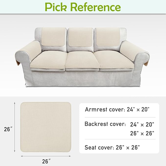 Couch Arm Covers, Sofa Arm Covers, Waterproof Armrest Cover - Image 6