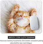 Auhoahsil Mouse Pad, 12 x 10 in Cute Cat Theme Computer Mouse Pad - Image 4