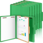 Skyygemm 12 Pcs Classification Folders Letter Size, 1 Divider Pressboard File by Skyygemm