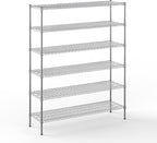 Regal Altair 18" Deep x 60" Wide x 74" Height Wire Shelving Kit | 6-Tier | NSF by Regal+Altair