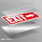 iSYFIX Exit Signs 2 Pack 12x4 Inch - Image 9