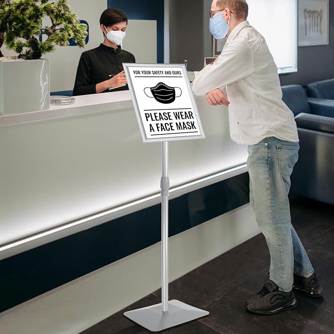 Golemas Adjustable Sign Stand for Display, - Image 8