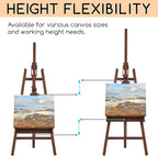 MEEDEN Large Painters Easel Adjustable Solid Beech Wood Artist Easel, Studio - Image 5