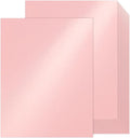 100 Sheets Pink Shimmer Cardstock 8.5 x 11 Iridescent Paper, Goefun 80lb Card by Goefun