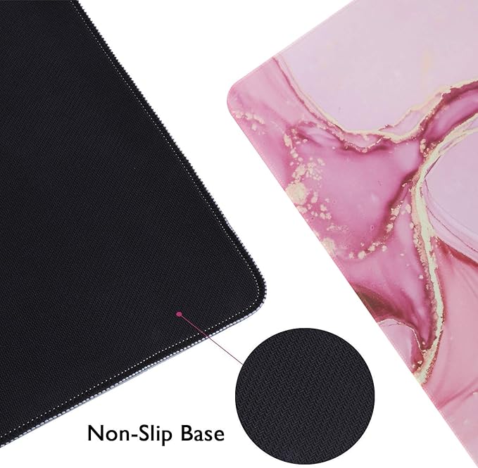 iCasso Extended Gaming Mouse Pad, Large 3mm Non-Slip Rubber Base Mousepad - Image 2