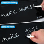 Varhomax Glass Desk Whiteboard Black - Image 5