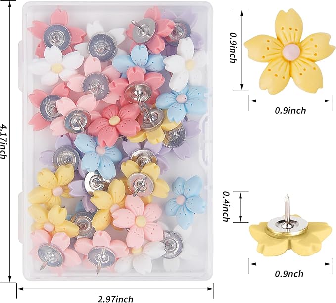 Decorative Push Pins, Feature Wall, Bulletin Board, Office or Home - Image 2