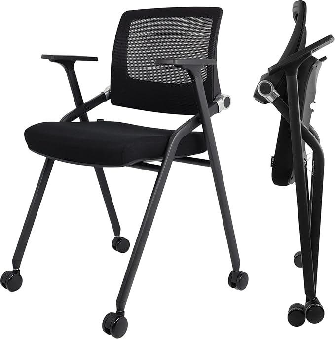 SLKJChr 2 Pack Foldable Office Chairs by SLKJChairs