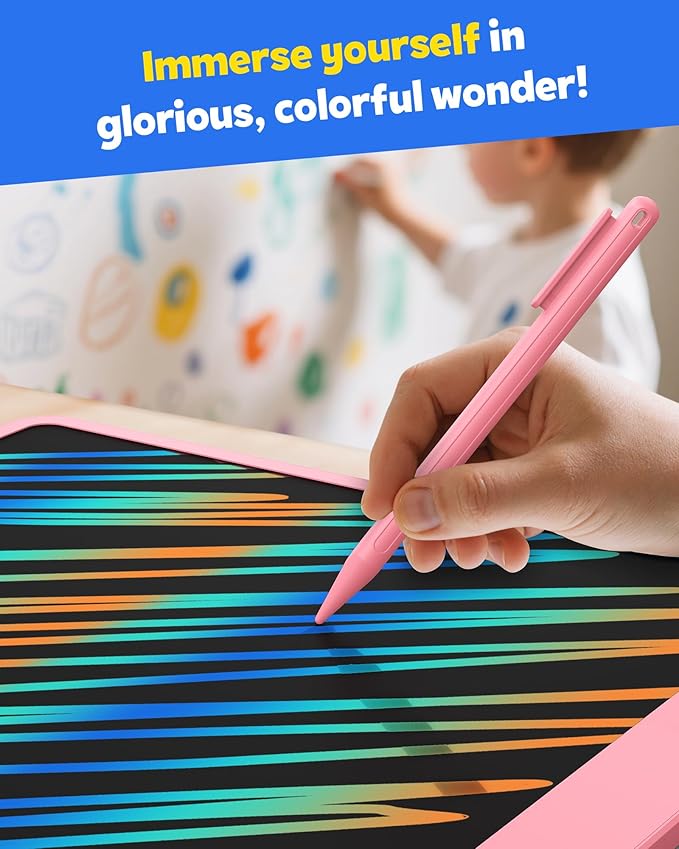 TEKFUN LCD Writing Tablet for Adults, Large Doodle Board, 16 Inch Colorful - Image 4