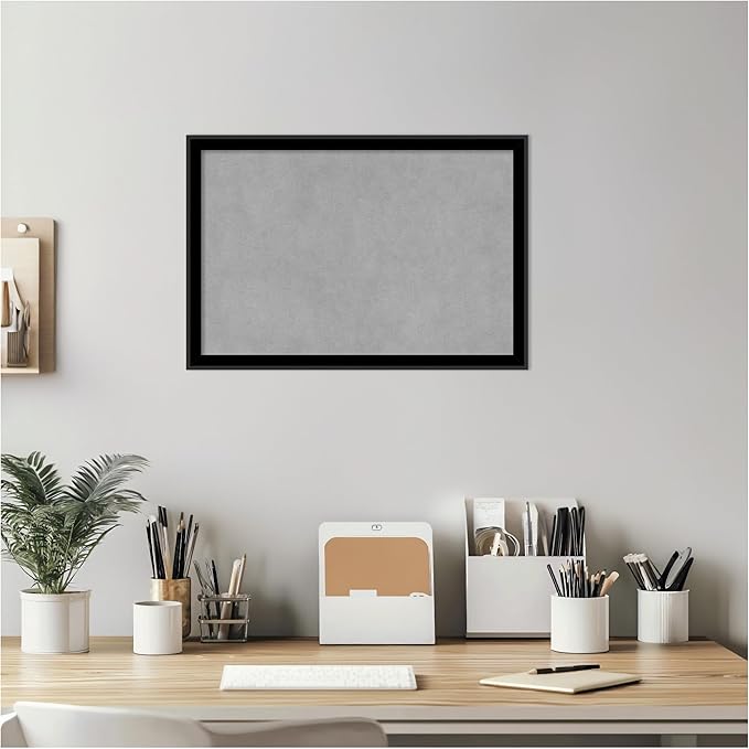 Amanti Art Black Framed Magnetic Board 13x19 Small Vision Board - Image 5