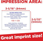 Mark 2000 54110 Professional Self Inking Date Stamp - Image 3