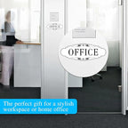 The Office Door Sign for Home and Business，Self-Adhesive Waterproof and - Image 4