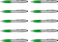 DISCOUNT PROMOS Stylus Ballpoint Pens Set of 10, Bulk Pack by DISCOUNTPROMOS