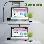 double head led desk lamp, architect desk lamps shown in use