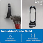 ICC 1.25” Plastic Cable Management Ring, Rack or Wall Mount - Image 3
