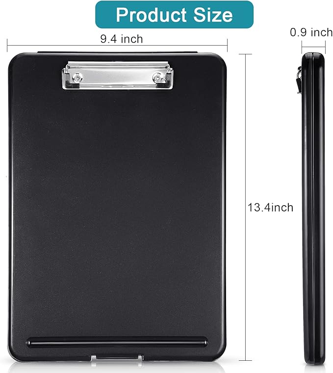 Epakh 7 Pcs Clipboard with Storage Bulks Plastic Storage Foldable Nursing - Image 2