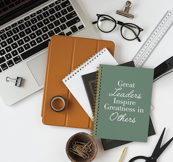 OXW Green Notebooks for Work, Employee Appreciation Gifts, Leadership Gifts - Image 6