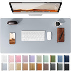 YSAGi Leather Desk Protector, Office Mat, Large Mouse Mat, Non-Slip PU Leather by YSAGi
