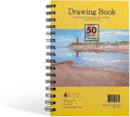 Elan A5 Drawing Book, 50 Sheets Italian Paper 90 lb/200 GSM, Acid-Free Sketch by Elan