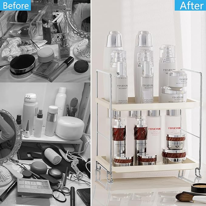 FSyueyun 2-Tier Bathroom Countertop Organizer, Tool-Less Installation Premium - Image 5