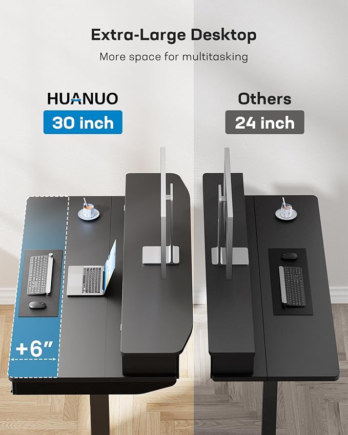 HUANUO 55 x 30 inch Electric Standing Desk - Image 5