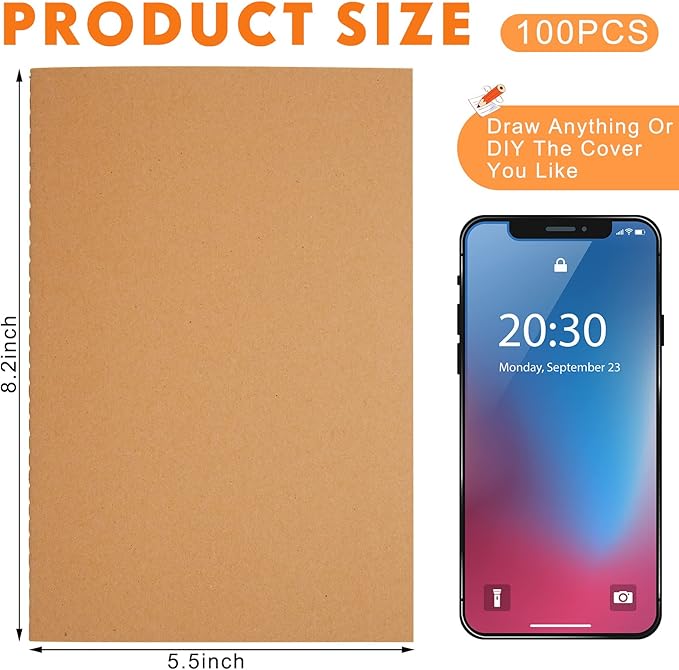Mimorou 100 Pcs Journals Notebooks Bulk - Image 2