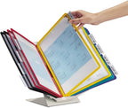 durable vario desktop reference system, 10 panels, assorted, main product view
