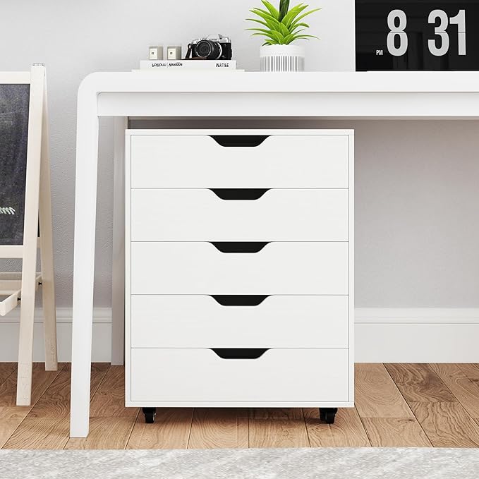Giantex 5-Drawer Mobile Storage Cabinet - Image 2