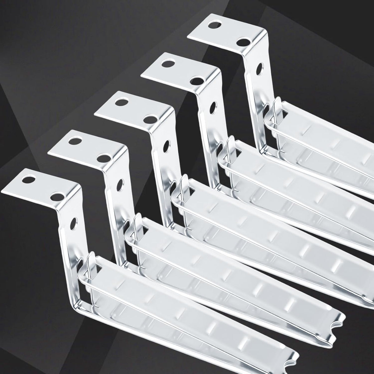 100-Pack Stud Wall Mounting Cable Support, Galvanized Steel Wall-Mounted Supp...
