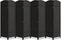 8 Panel Room Divider, 6Ft Folding Privacy Screen, Tall by cocosica