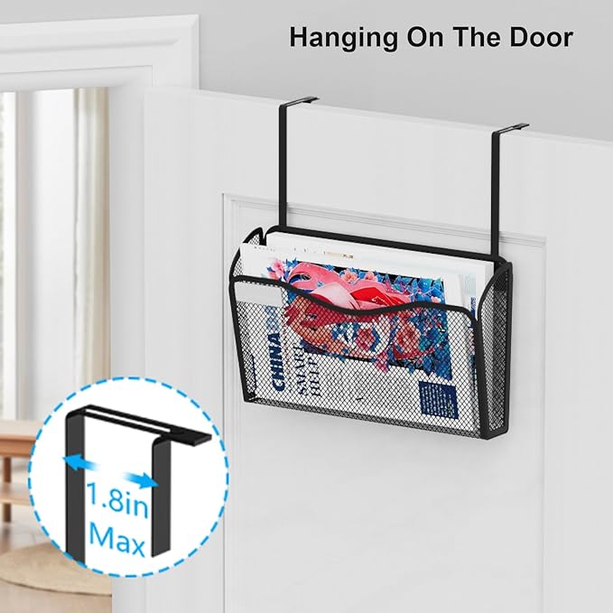 BOHDK Wall File Organizer, Mesh Hanging File Organizer, Home Office - Image 7