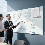 MaxGear Glass Whiteboard, Tempered Magnetic Dry Erase Board 96 x 48 Inch - Image 4