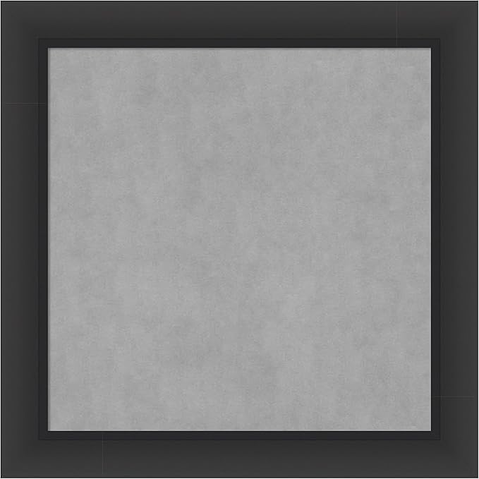 Amanti Art Black Framed Magnetic Board 29x29 Medium Vision Board by AmantiArt