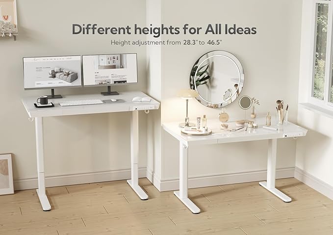 Claiks Glass Standing Desk - Image 9