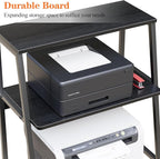 Arbuxzuy Printer Stand, Desktop Printer Shelf, 3 Tier Desk Shelf - Image 7
