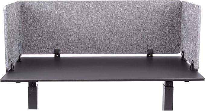 ReFocus™ Raw Clamp-On Acoustic Desk Divider – Reduce Noise and Visual by SStandUpDeskStore