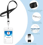 24 Pack Lanyards for ID Badges Name Tag Lanyard for Ship Cards - Image 3